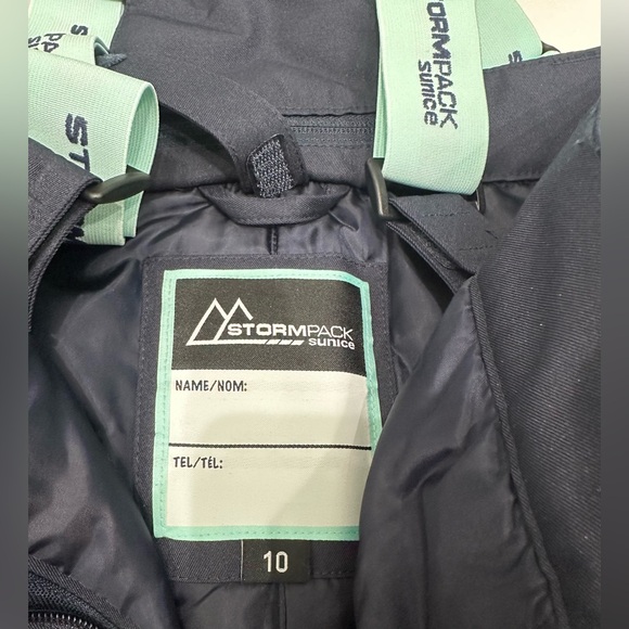 Sunice Storm pack Winter Girl Ski Overall Dark Blue‎ Size 10 - Picture 4 of 4